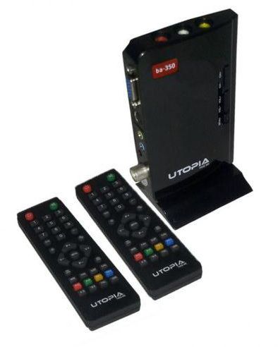 Utopia TV Box with 2 Remote Controllers