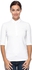 Lacoste White Cotton Shirt Neck Polo For Women