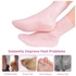 Moisturizing Socks, Long Silicone Socks, Aloe Socks, Soft Gel Socks, Women Foot Spa Pedicure Socks for Repairing Cracked Heel, Dry Feet, Softening Calluses, Rough Skin