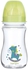 Canpol Wide Neck Baby Bottle - 240 ml - +3 Months - Green