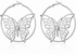 fluffy women accessories Flying Butterflies Earring Of Fluffy Women's Accessories-Silver