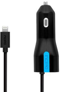 Incipio Car Charger with Lightning Cable and USB Slot, High Speed 4.8 A