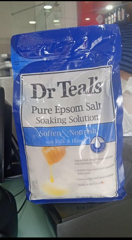 Dr Teal's Epsom Salt Soaking Solution 1.36kg (Rosemary And Mint)