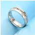 Fashion Luxury Men/Women Stainless Steel Wedding Ring Titanium Engagement Size 6-15 Gift Size 12 NEW