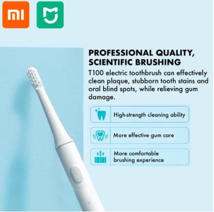 Xiaomi Mijia T100 Sonic Electric Tooth Brush Waterproof Ultrasonic USB Rechargeable