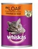 Whiskas Chicken and Veal in Loaf Wet Cat Food Can 400g