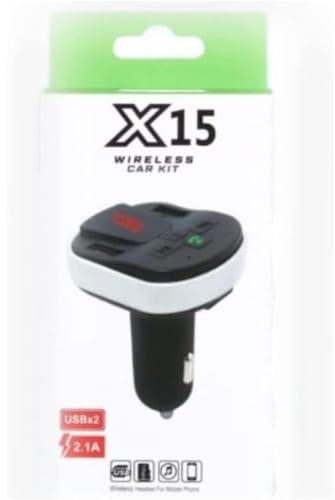 X15 Bluetooth MP3 Player USB Cable Support Calling FM Transmitter Speaker with USB Charging