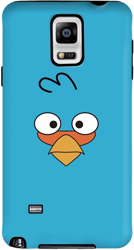 Stylizedd Samsung Galaxy Note 4 Premium Dual Layer Tough Case Cover Matte Finish - The Blues - Angry Birds