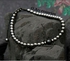 O Accessories Bracelet Silver Hematite Stones Macrame Thread