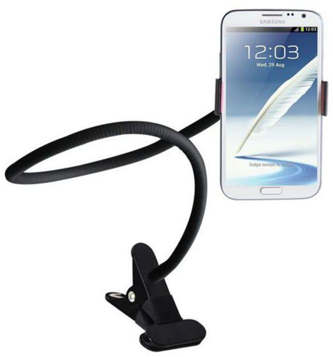 Generic - Universal Car Holder Stand Lazy Bed Phone Holder Selfie Mount For iPhone 4S/5/5C/5S, Samsung Black