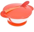 Anti-slip Baby Food Plate With Foldable Spoon And Fork Width 6 Months.