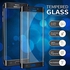 واقي شاشة من الزجاج المقوى ثلاثي الابعاد لموبايل سامسونج جالاكسي S6 ايدج من اكسبلوجن (اسود)