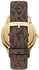 Michael Kors MK6979 - Runway Three-Hand Leather Watch