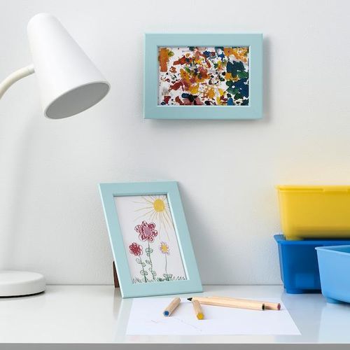FISKBO Frame, light blue, 10x15 cm - IKEA
