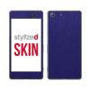 Stylizedd Vinyl Skin Decal Body Wrap for Sony Xperia M5 Dual - Brushed Steel Blue