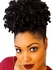 Spring curls Kinky Hair Bun Extension Colour - Large size #1 + FREE gift Inside!