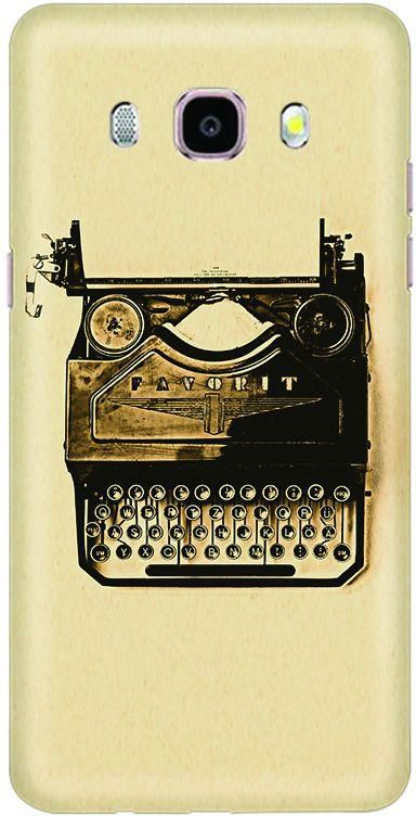 Stylizedd Samsung Galaxy J5 (2016) Slim Snap Case Cover Matte Finish - Typewriter