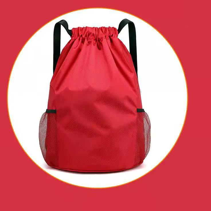 Nylon Sport Bag For Women Fitness Waterproof Beach Swimming Backpacks Drawstring Gym Backpack Woman