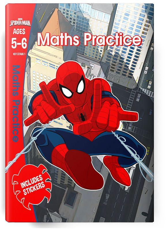 Maths Practice Book - Marvel Spiderman