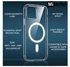 Mi Techo Clear Magnet Case TPU and Tempered Glass Screen Protector and Camera Lens Combo For iPhone 15 Plus