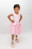 Eloque9737 Ribbon Tutu Skirt for Girls - 4 Sizes (Pink)