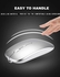 (SPECIAL OFFER)   Wireless Charging Mouse Laptop USB Desktop Universal Rechargeable Silent Mute Office Game Mouse white universal