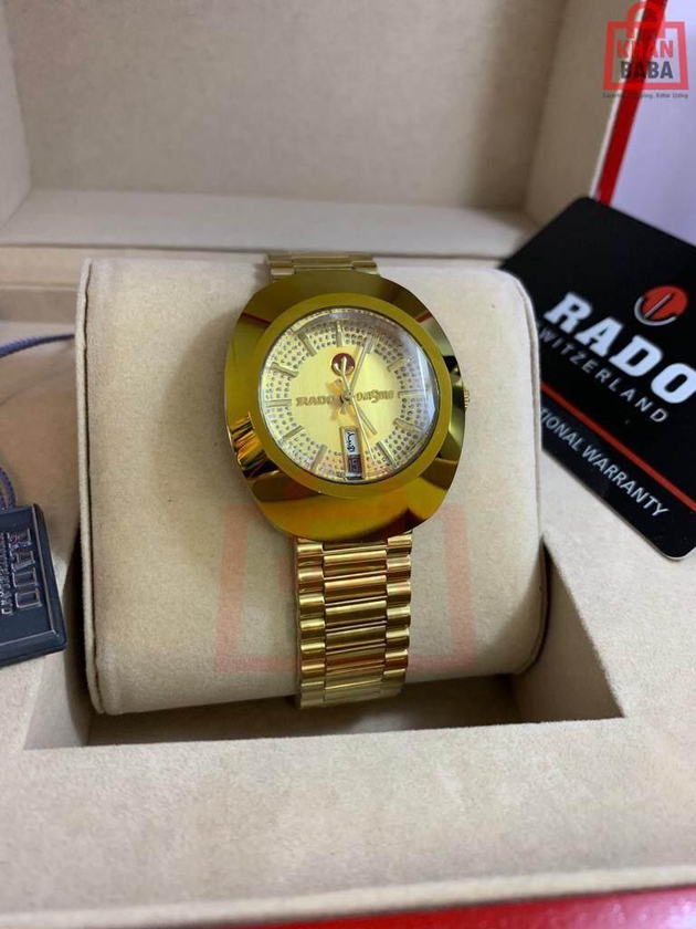 Rado Premium Luxury Watch Men DiaStar Automatic Watch (Gold)
