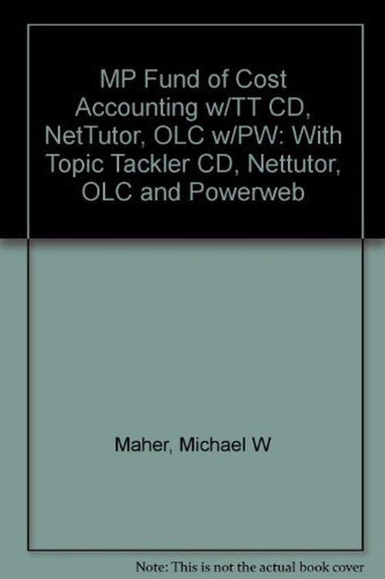 Mcgraw Hill Fundamentals Of Cost Accounting ,Ed. :1