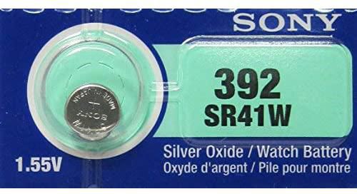 392 - SR41W - LR41 - AG3 Sony Button Cell Watch Battery