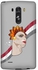 Stylizedd LG G3 Premium Slim Snap case cover Matte Finish - Lady Liberty - Grey