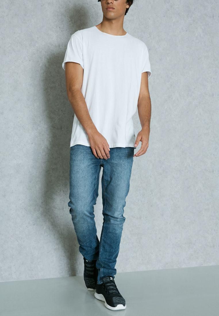 Sonic Slim Fit Mid Wash Jeans