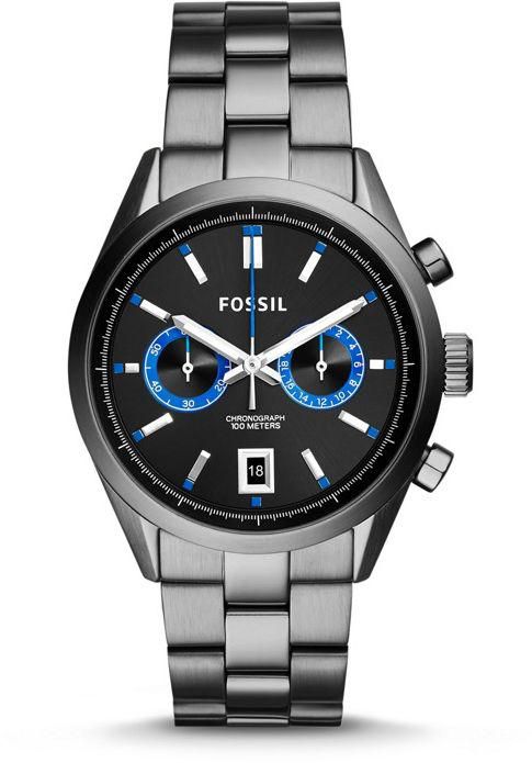 FOSSIL Del Rey Chronograph Stainless Steel Watch - Smoke  CH2970