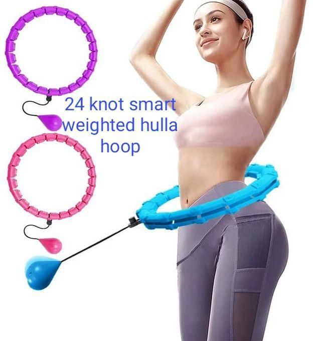 Weighted Fitness Exercise Hula Hoop Thin Waist Shaper Massager/Tummy Trimmer