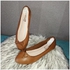 Ballerina Ladies Flat Shoes-Brown 