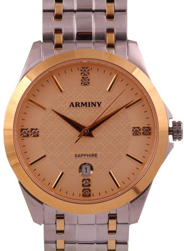 Arminy Watch silver color For men , AR9123GTO