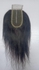 Marilyn Hairs One Part Straight Human Black Hair T-part Closure For Wigs, 8 Inches