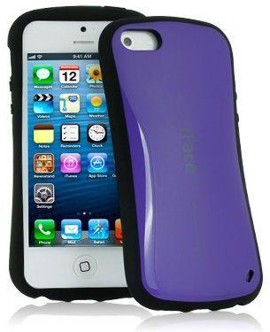 iface Apple iPhone 5 5S Back Protective Case Cover Included Calans Screen Protector -(Purple)