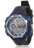 ALIKE AK1387 Men Wacth Waterproof Alloy Case Plastic Band Sport Light Digital Quartz Wrist Watch