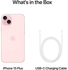 هاتف ايفون آبل  ١٥ بلس سعة ٢٥٦ جيجابايت باللون الوردي مع تطبيق فيس تايم - إصدار الشرق الأوسط 
