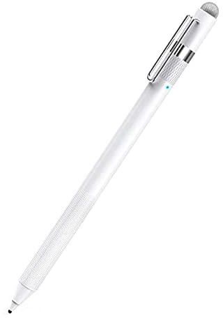 Active Digital Stylus Pen model 2021 with Universal Fiber Tip 2-in-1 for Drawing and Handwriting Compatible with Apple Pen iPad iPhone and Andriod