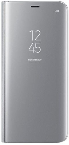 Generic Clear View Flip Case Cover For Samsung Galaxy Note8 Silver