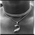 Cuban Link Chain With Fish Pendant Silver
