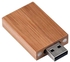 Swivel USB 2.0 Bamboo Thumb U Disk Flash Drive Brown