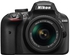 نيكون كاميرا اس ال ار,24.2 ميجابيكسل,تكبير بصري اخرى وشاشة 3 انش -D3400 DL Kit