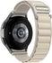 Tentech Nylon Watch Band For Samsung Galaxy Watch 6 / 5 / 4 Bands 40mm 44mm/Watch 5 Pro Band 45mm/Watch 4 / 6 Classic Bands 42mm 43mm 46mm 47mm, Alpine Loop Woven Sport Strap - White