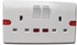 OBK Double or Twin sockets and Single sockets with Led indicators, from 4 to 12 Pcs