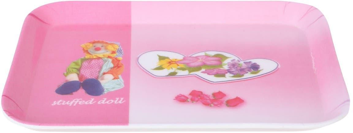 Get Al Shreif Melamine Serving Tray, 23×17 cm - Multicolor with best offers | Raneen.com
