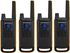 Motorola Talkabout T82 Extreme, PMR446 2-Way Walkie Talkie Radio, Up To 10km Range, IPX4 Rating - Yellow/Black | T82 Extreme Quad Pack
