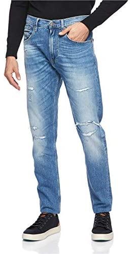 Tommy Hilfiger Straight Jeans for men in Denim, Size:35inches