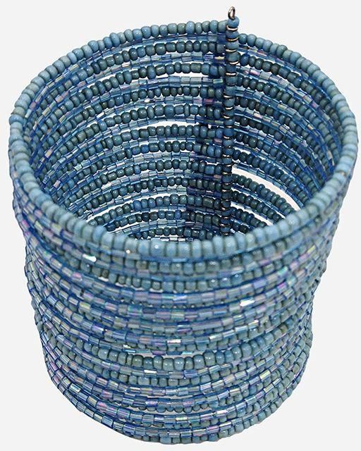 ZISKA Bracelets Of Glass Beads Blue